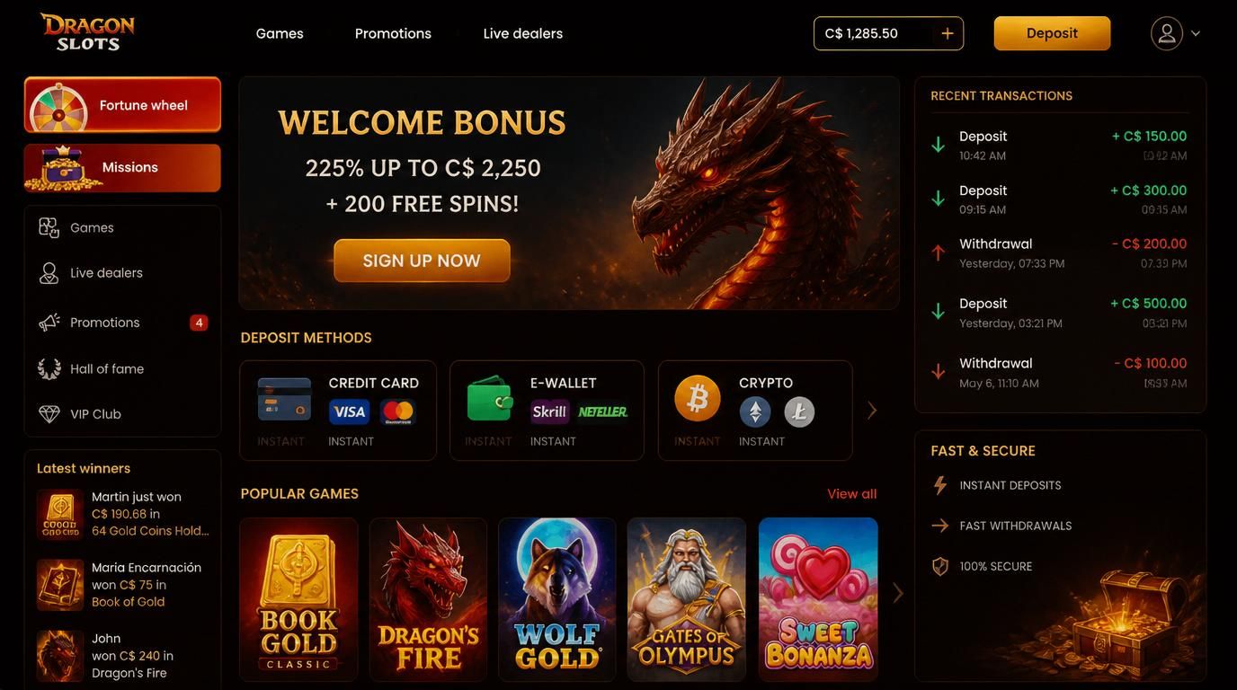 Casino Dragonslots App Without Download: My Review